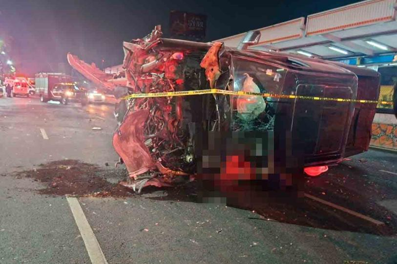 Trágico accidente en Calzada de Tlalpan: un menor fallecido y cuatro heridos tras volcadura