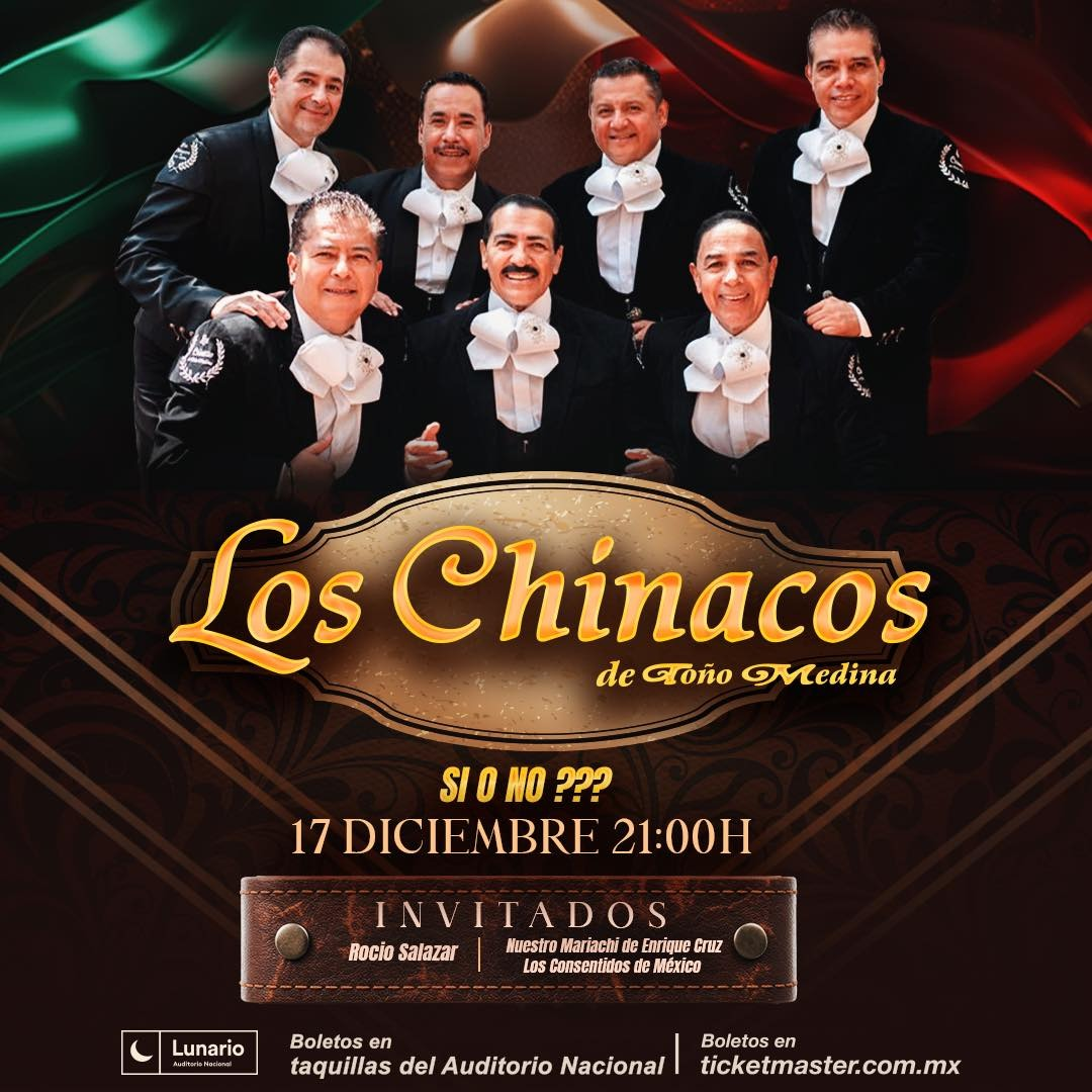 Los Chinacos de Toño Medina regresan al Lunario del Auditorio Nacional