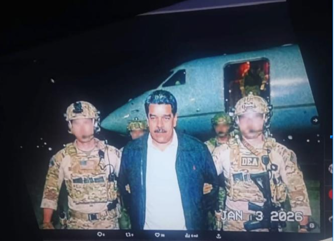 Reportan el traslado de Maduro a Nueva York