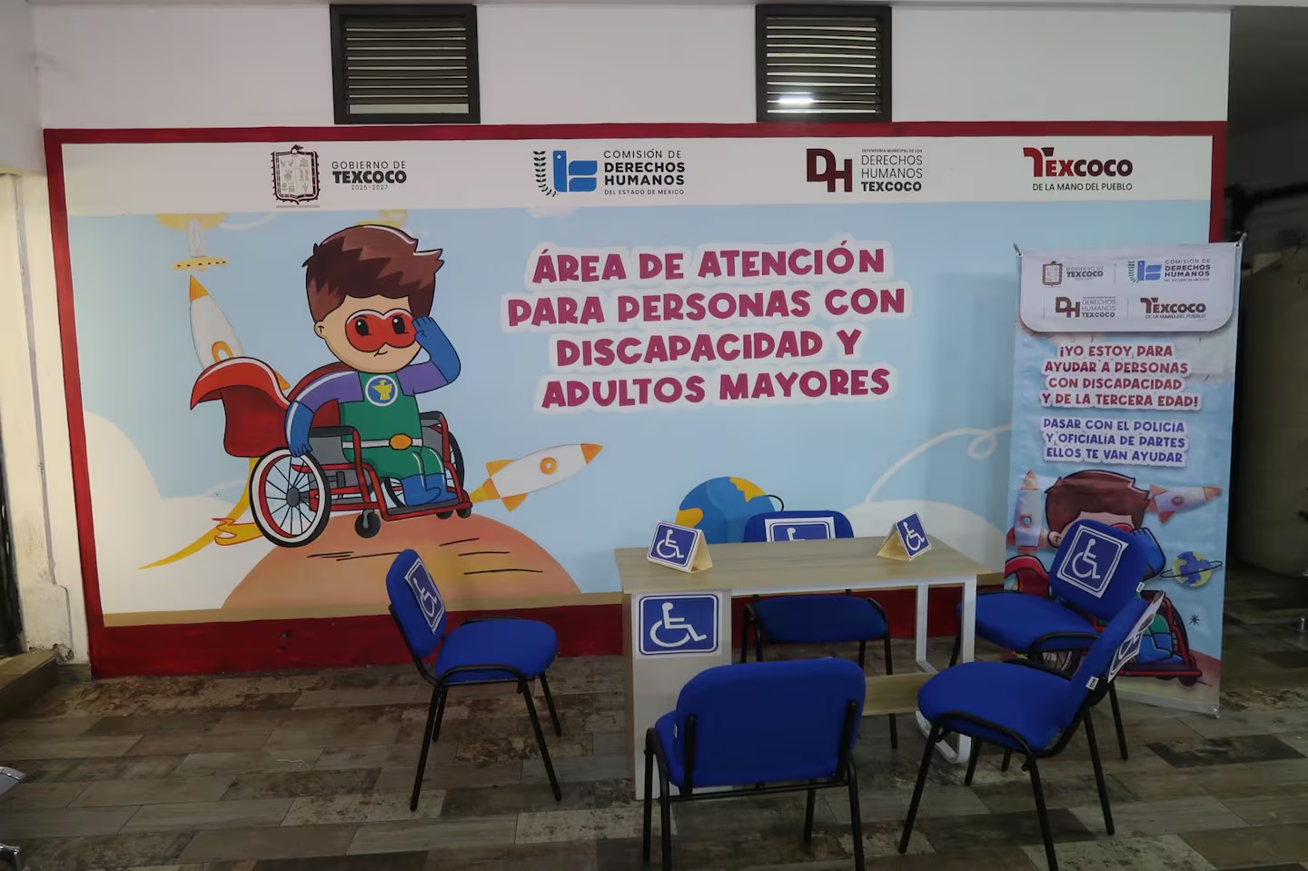 Texcoco instala módulo de atención incluyente para personas con discapacidad y adultos mayores