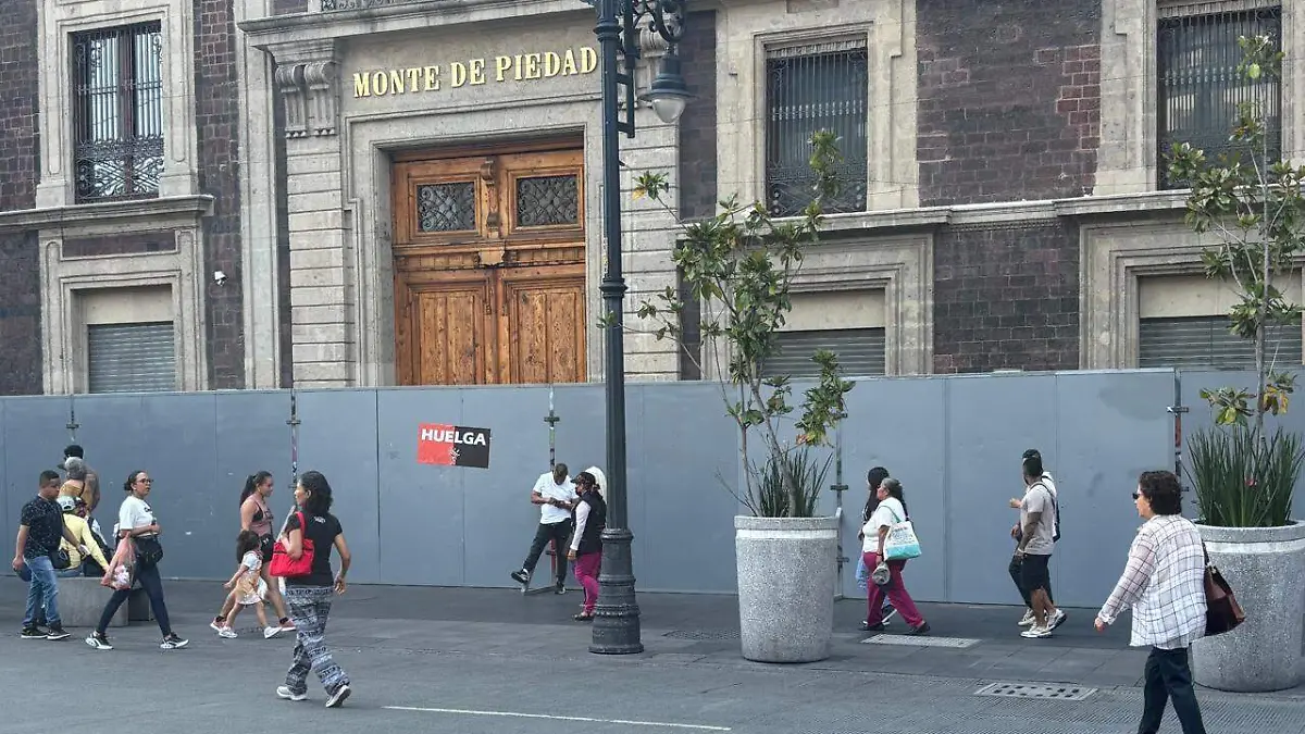 Huelga en el Monte de Piedad cumple 105 días; sindicato acusa cerrazón del patronato