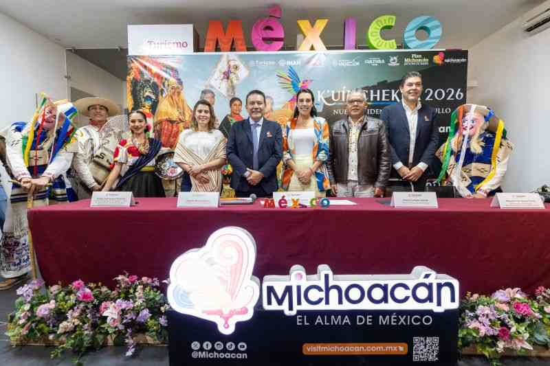 Plan Michoacán: presentan en Sectur la edición de la K’uínchekua 2026, una celebración de identidad purép echa
