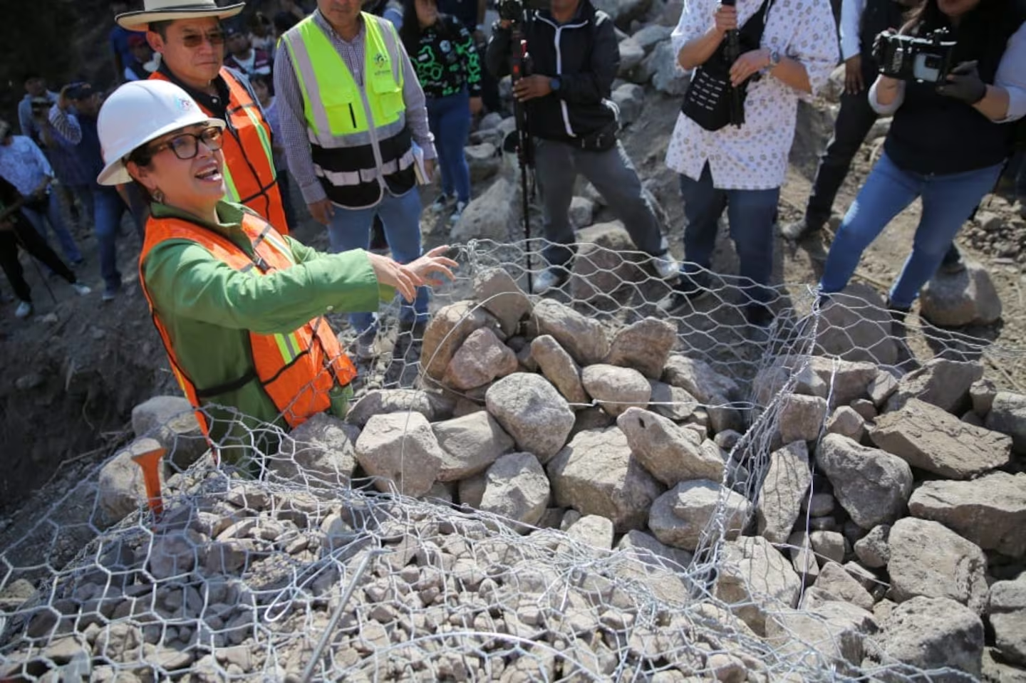Alcaldesa de Ecatepec impulsa obras preventivas contra inundaciones en San Andrés