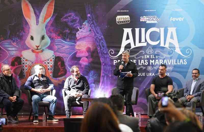 Anuncian Tabe y LET’S GO “Alicia en el País de las Maravillas” en Parque Lira
