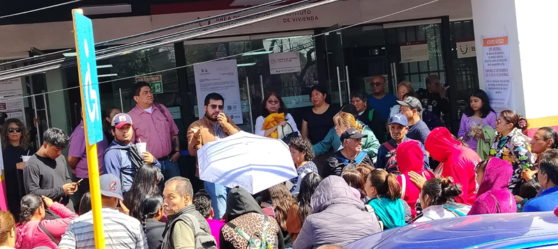 Crisis de vivienda en la Ciudad de México obliga a familias a movilizarse; Antorcha logra acuerdos con el  INVI
