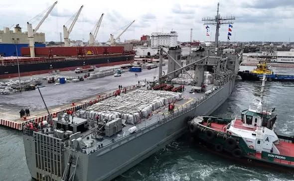 Llega Cuba dos buques más de la Marina mexicana con ayuda humanitaria