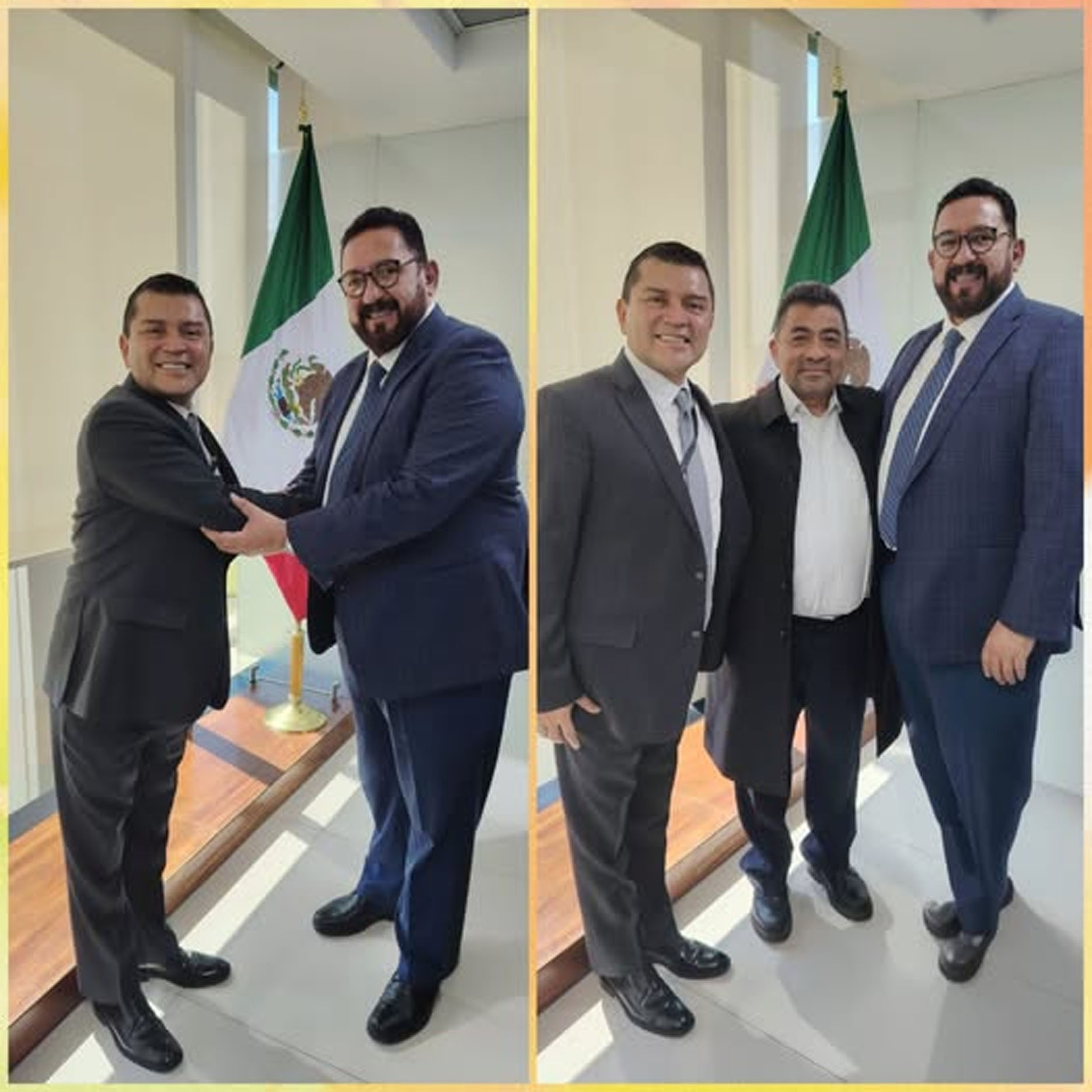 Rector de la Universidad Ejecutiva se reune con el Doctor Ulises Lara López de la FGR