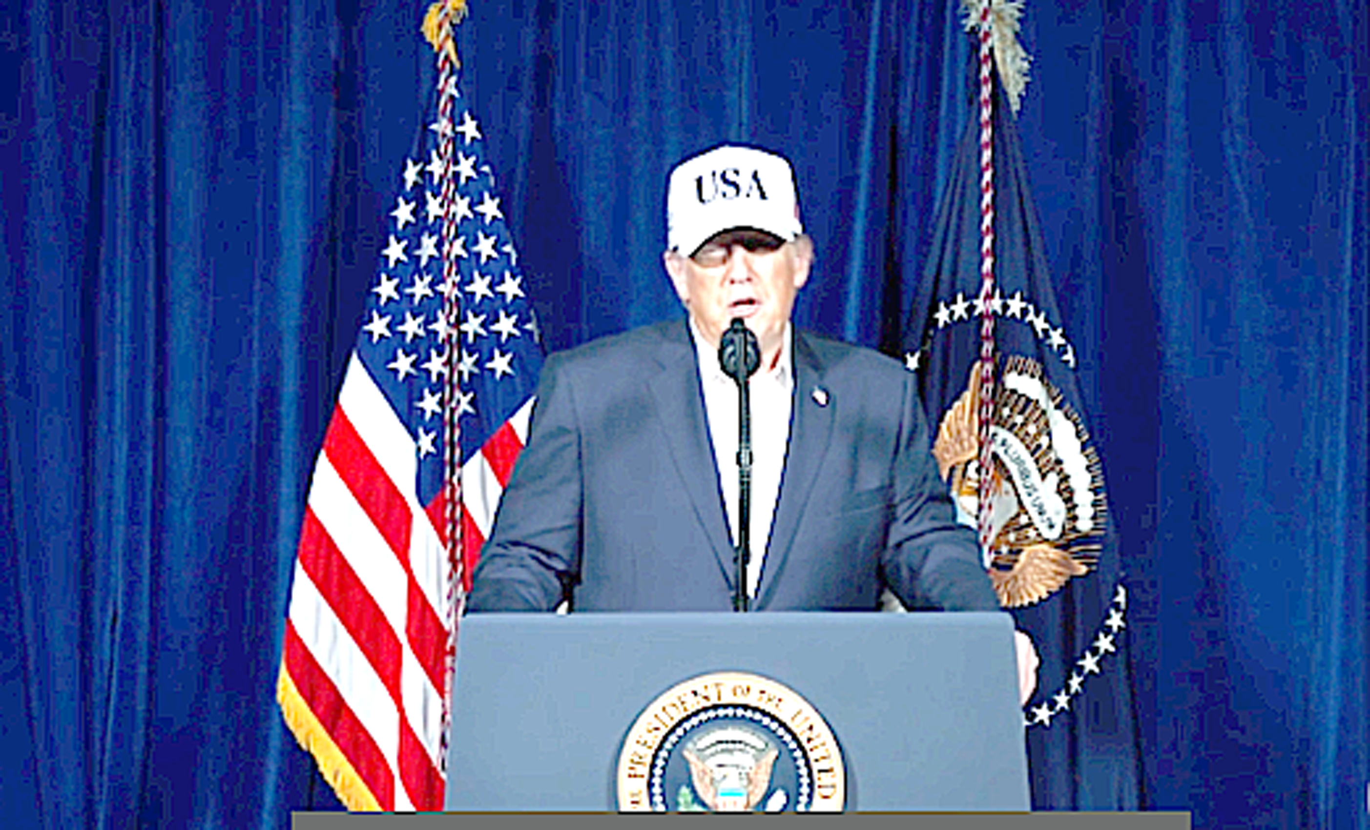 Según Trump dice que accedió a «hablar» a petición de Irán