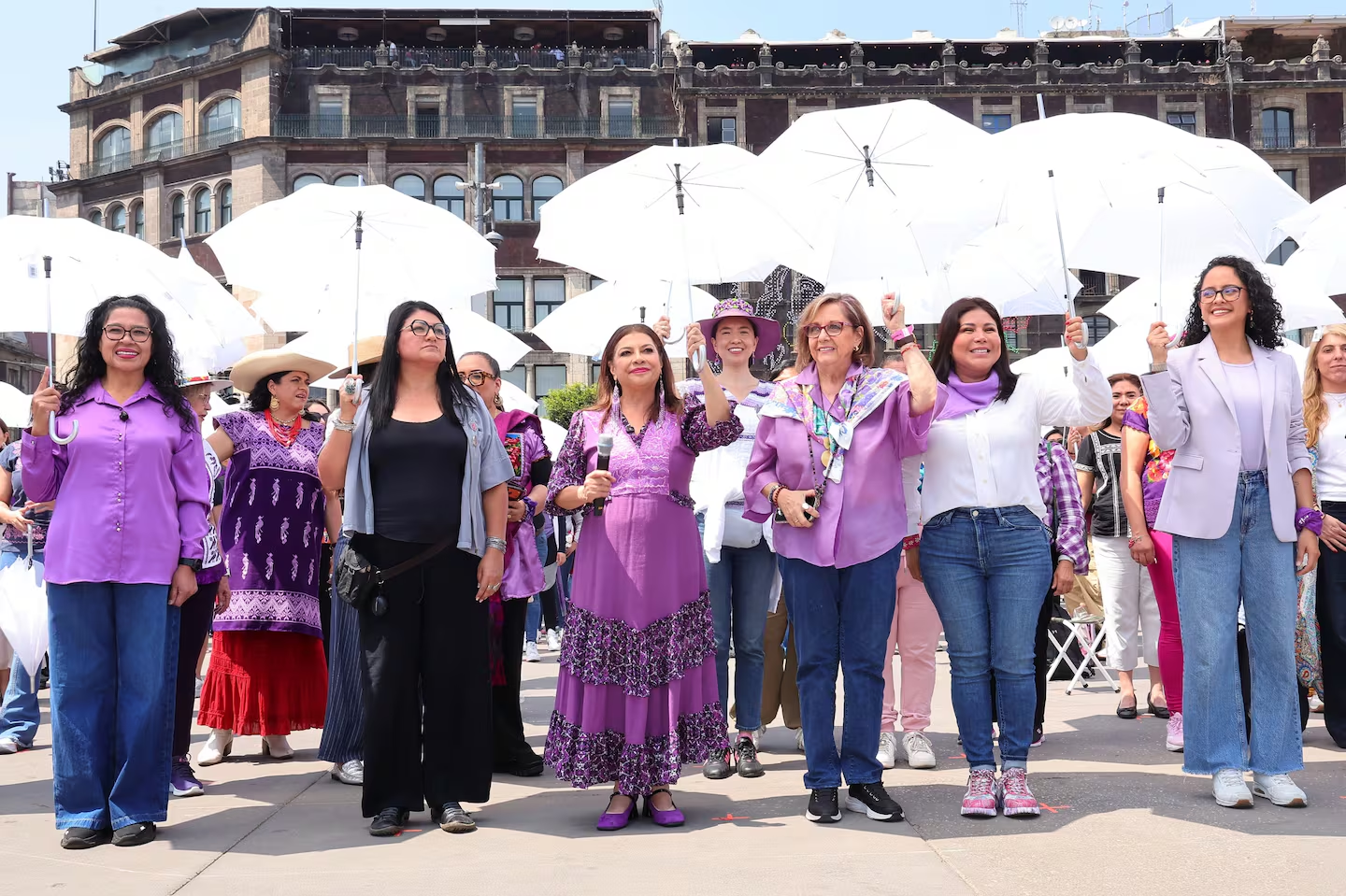 Brugada respalda lucha feminista en el 8M al decir Siempre vivas, libres e iguales