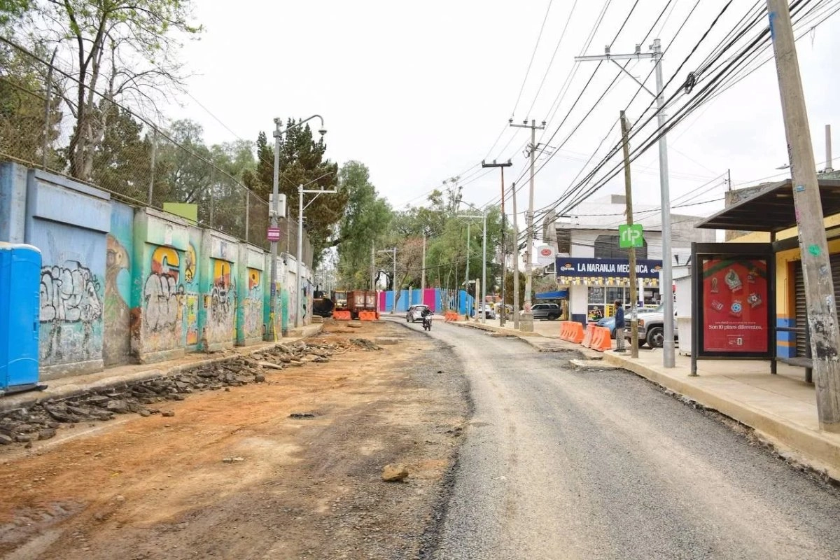 Obras en zona del estadio Azteca de Santa Úrsula “están mal hechas”: vecinos