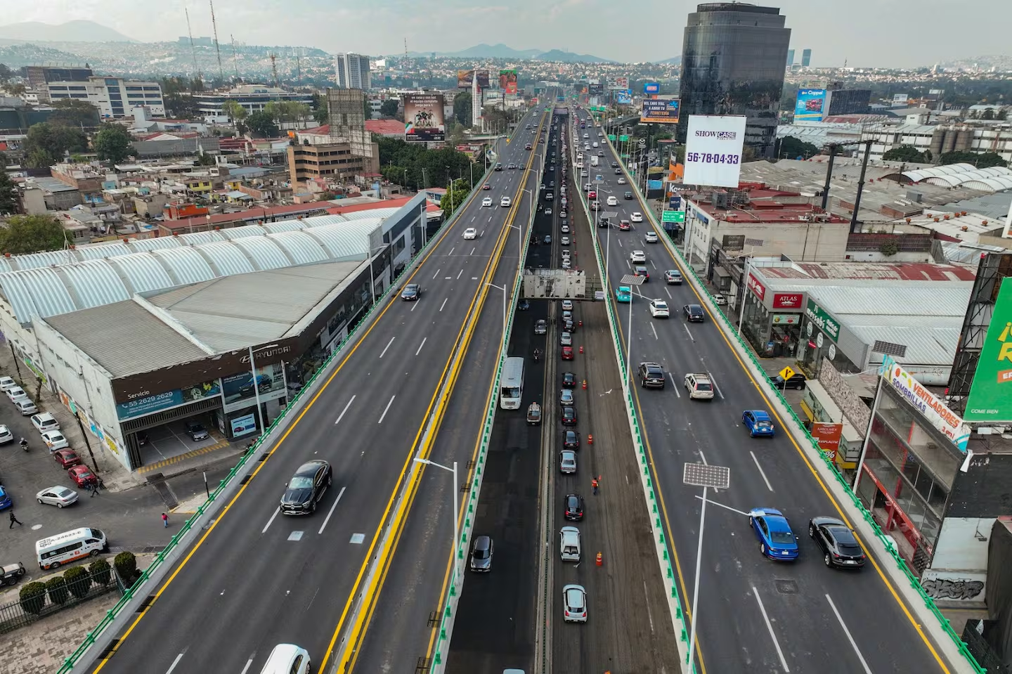 Se registra avance de 68 por ciento en reconstrucción de Periférico Norte