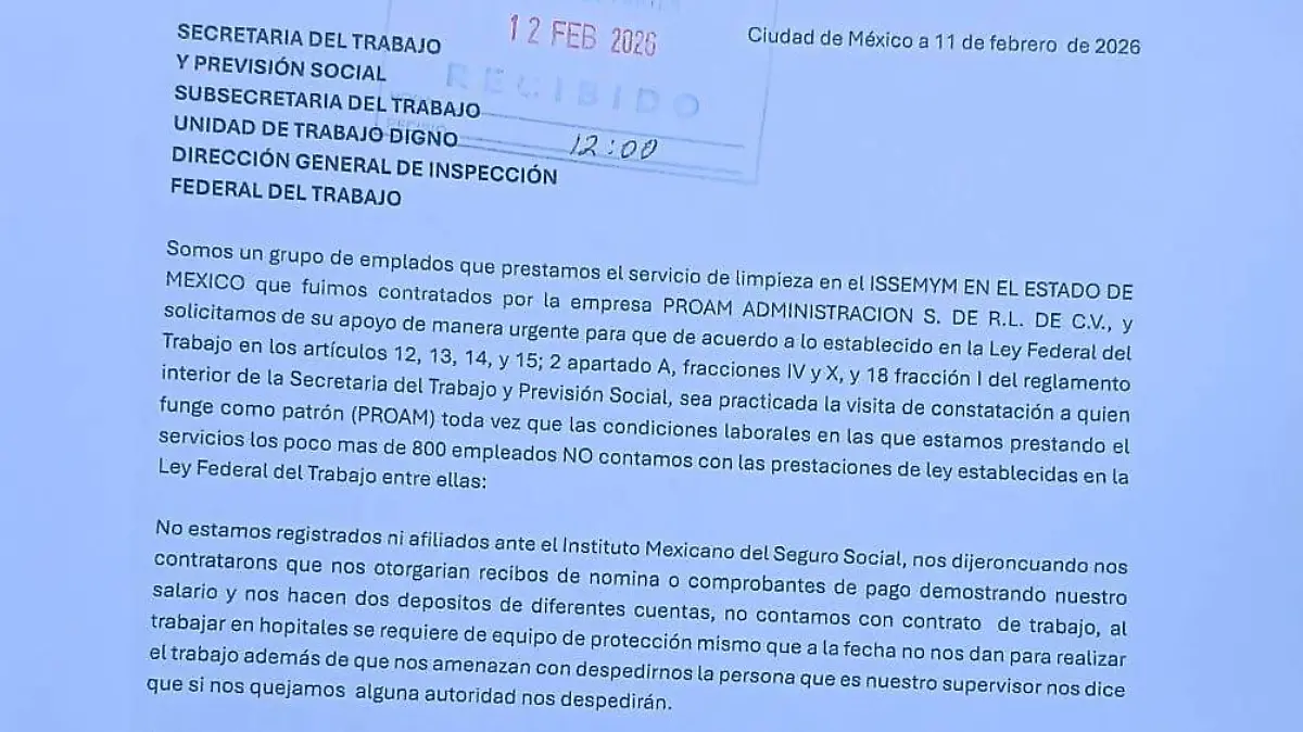 Investigan a empresa de limpieza por presuntas irregularidades en adjudicaciones directas del Infonavit