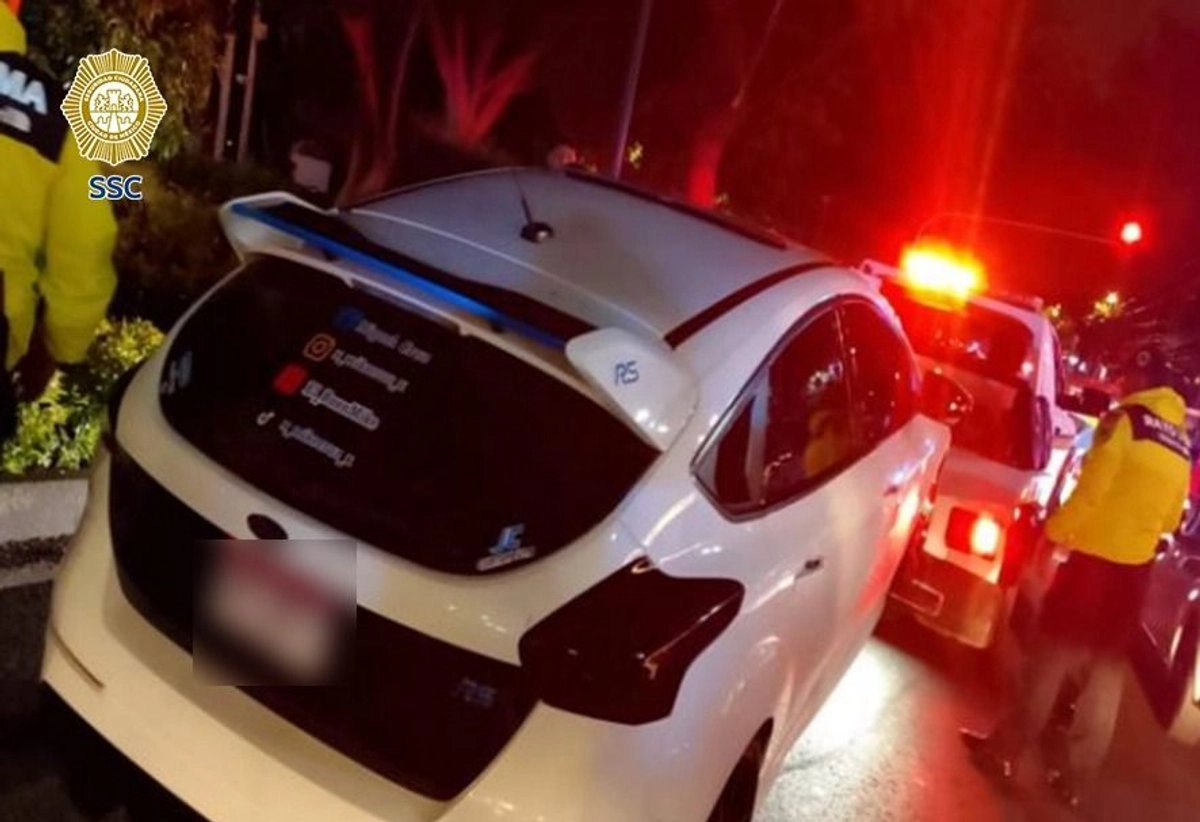 Operativo contra arrancones deja 12 multas y 4 vehículos remitidos en Coyoacán