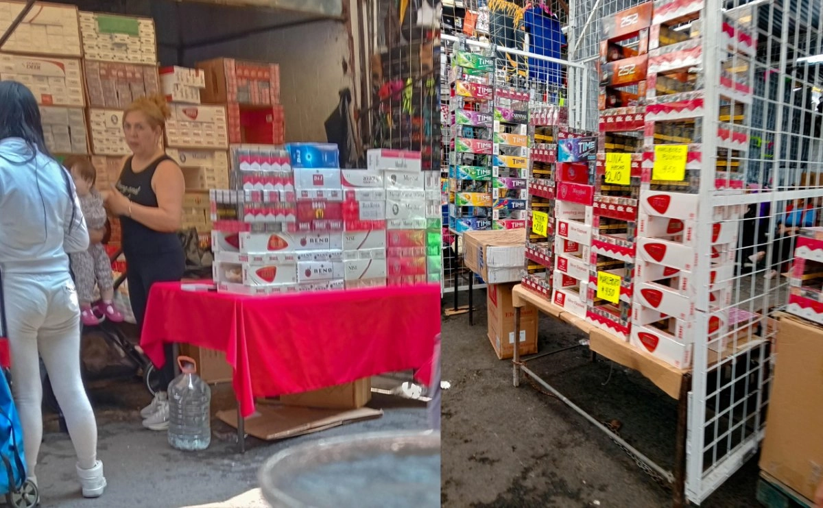 Tepito, epicentro del tabaco pirata; mercado negro, ligado a extorsión