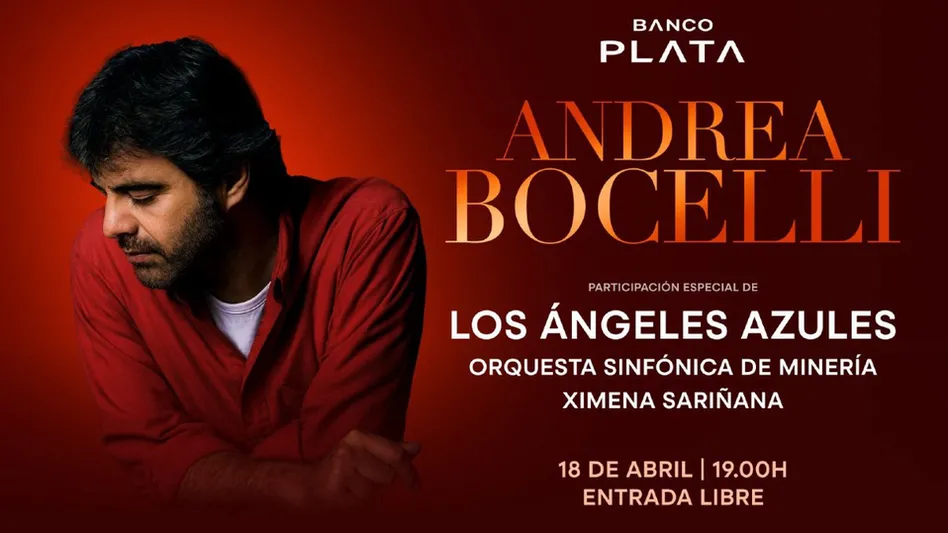¡De Iztapalapa e Italia para el Zócalo! Banco Plata suma a Los Ángeles Azules como invitados especiales al co ncierto gratuito de Andrea Bocelli