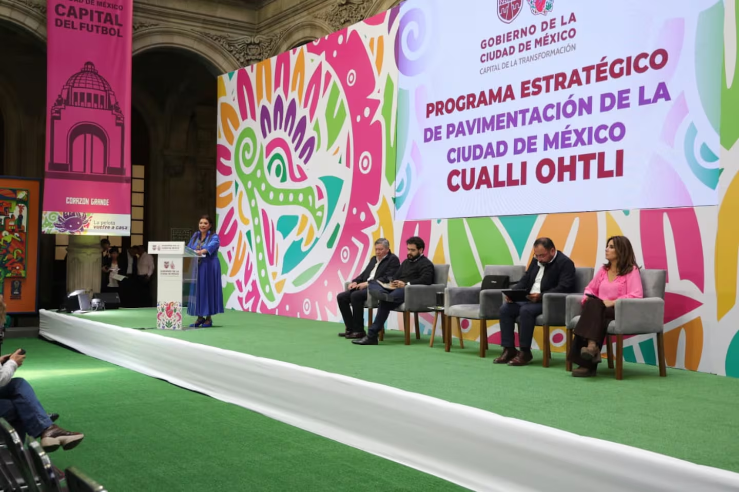 Brugada reporta 80% de avance en repavimentación de vialidades primarias; prevén cerrar primera etapa en mayo