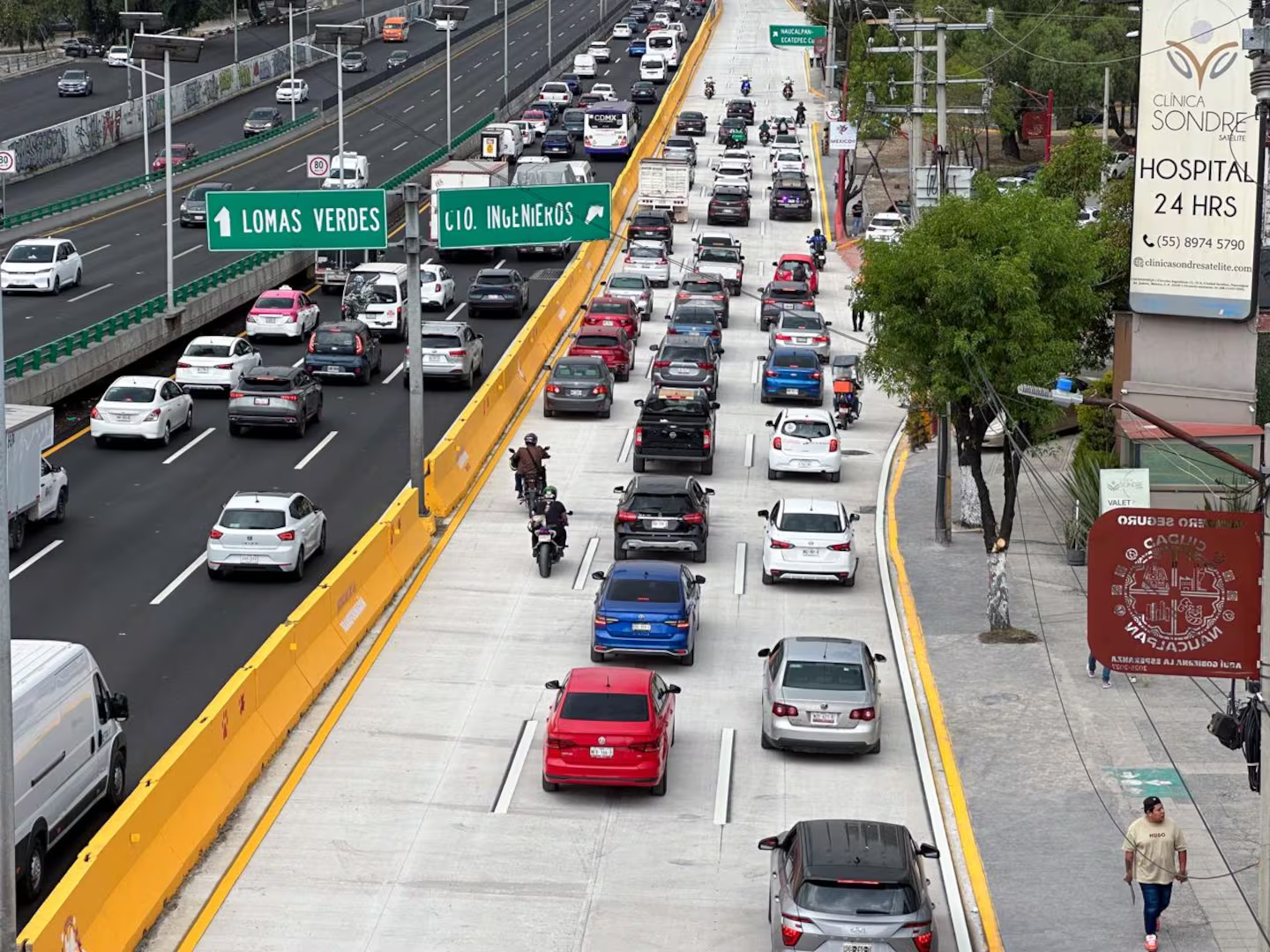 Inauguran rehabilitación de 3.2 km de la lateral del Periférico Norte en Naucalpan