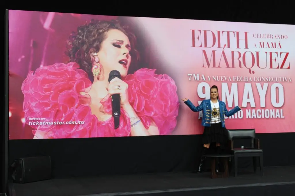 Edith Márquez celebrará a las mamás en su día en el Auditorio Nacional