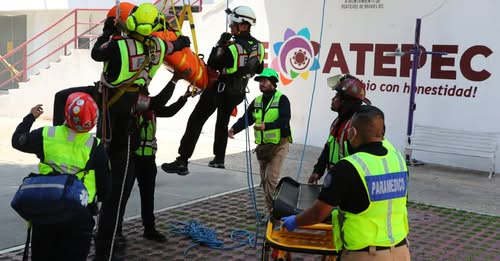 Simulacro Nacional 2026 en Ecatepec concluye con saldo blanco