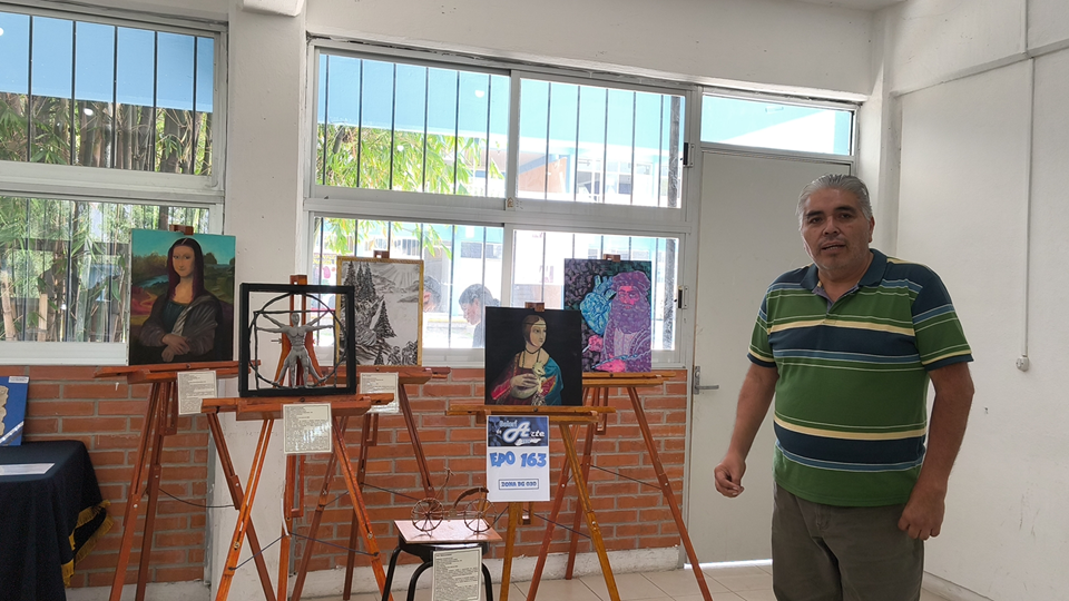 Arte y cultura florecen en la preparatoria Antorchista de Cuautitlán Izcalli con magna exposición inspirada en  Leonardo da Vinci