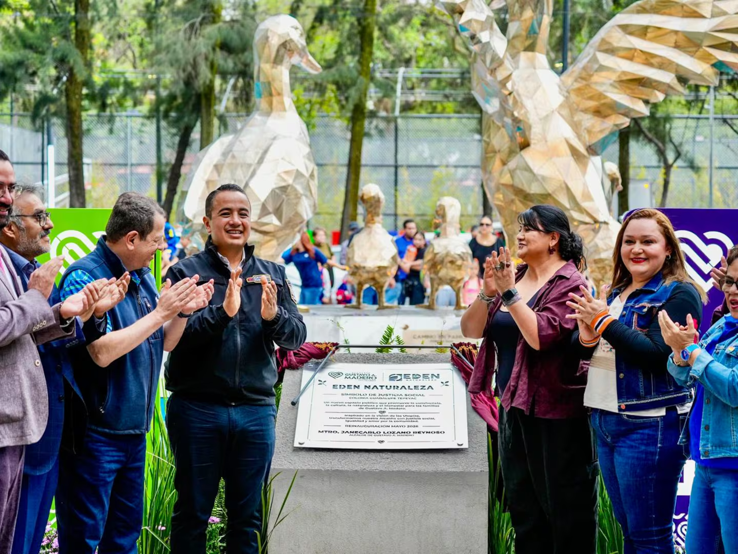 Janecarlo Lozano inaugura el tercer EDEN y borra años de abandono en GAM