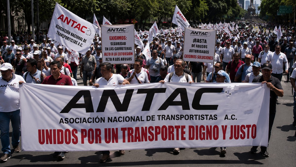 Transportistas convocan a marcha en CDMX