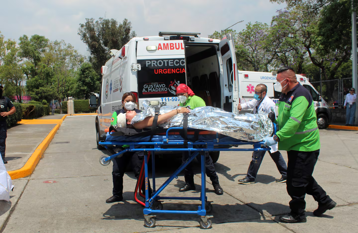 IMSS pone a prueba la capacidad de respuesta ante emergencia química en Magdalena de las Salinas