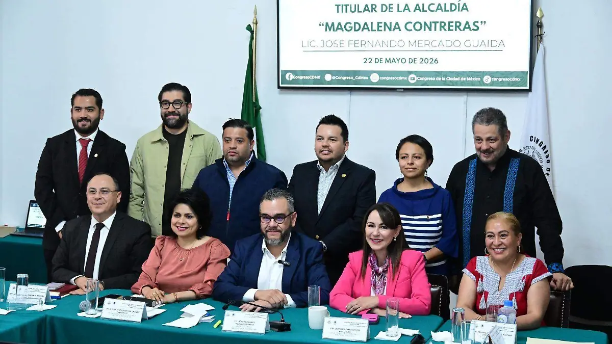 La Magdalena Contreras está lista para lluvias, asegura Fernando Mercado ante el Congreso
