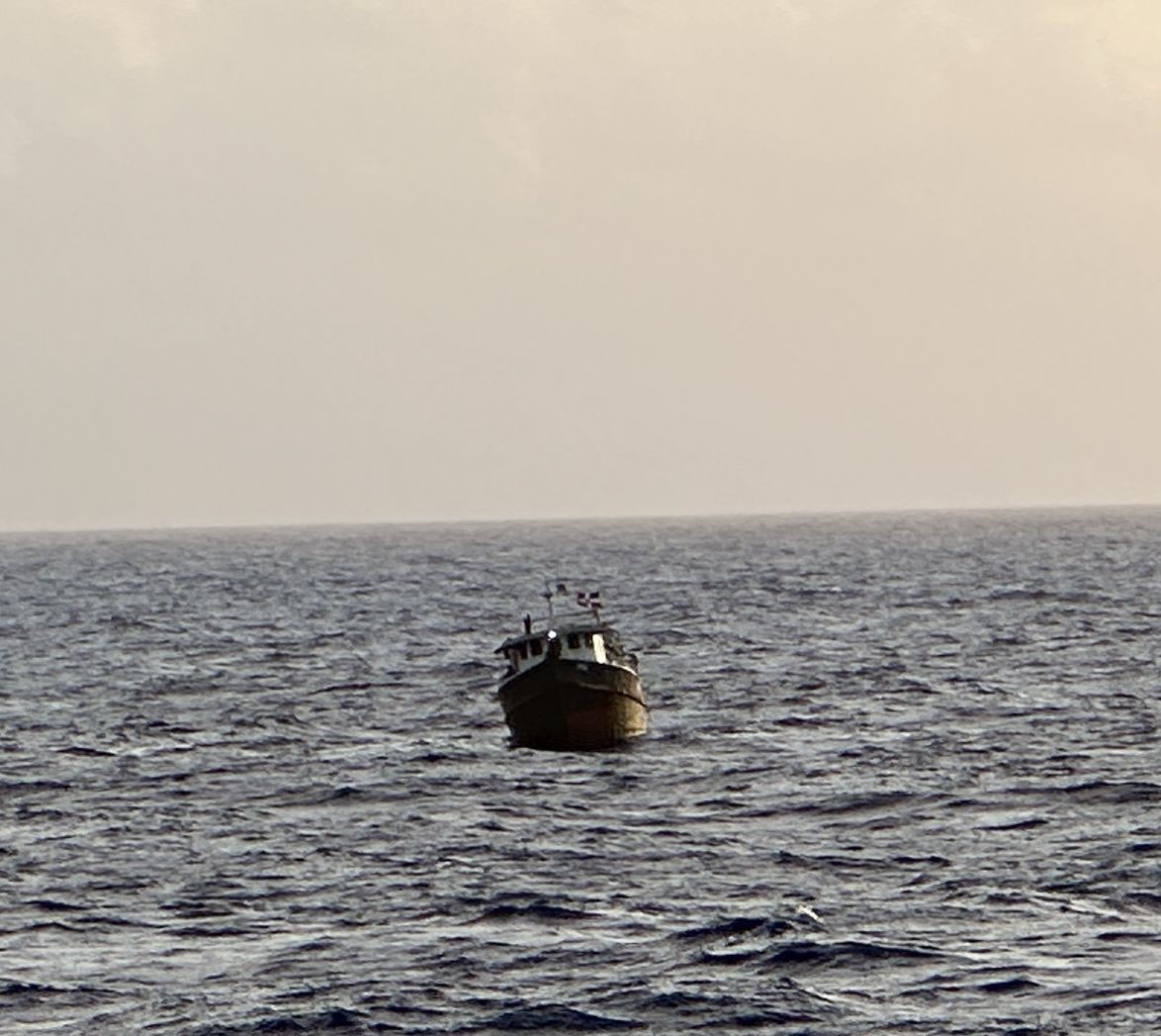 Semar localizó embarcación reportada como desaparecida en aguas del Caribe Mexicano