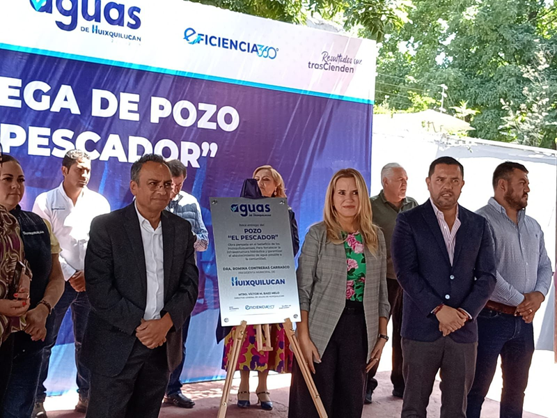 Hoy Tecamachalco tiene más agua con nuevo pozo El Pescador, resultado del diálogo en Huixquilucan