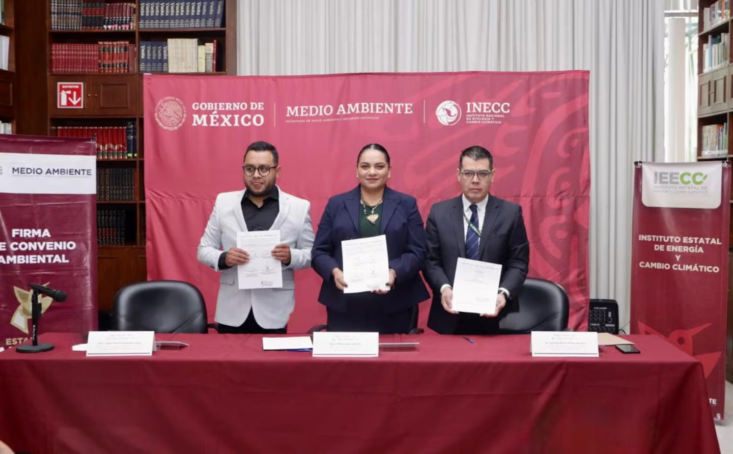 Firman convenio Edomex e Instituto Nacional de Ecología para atender desafíos ambientales