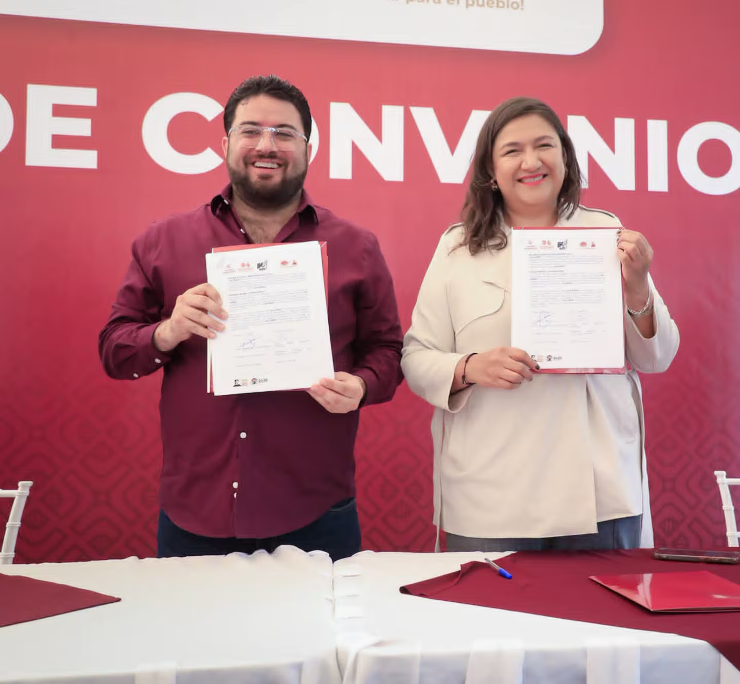 Naucalpan y Azcapotzalco firman convenio para trabajar en beneficio de sus habitantes