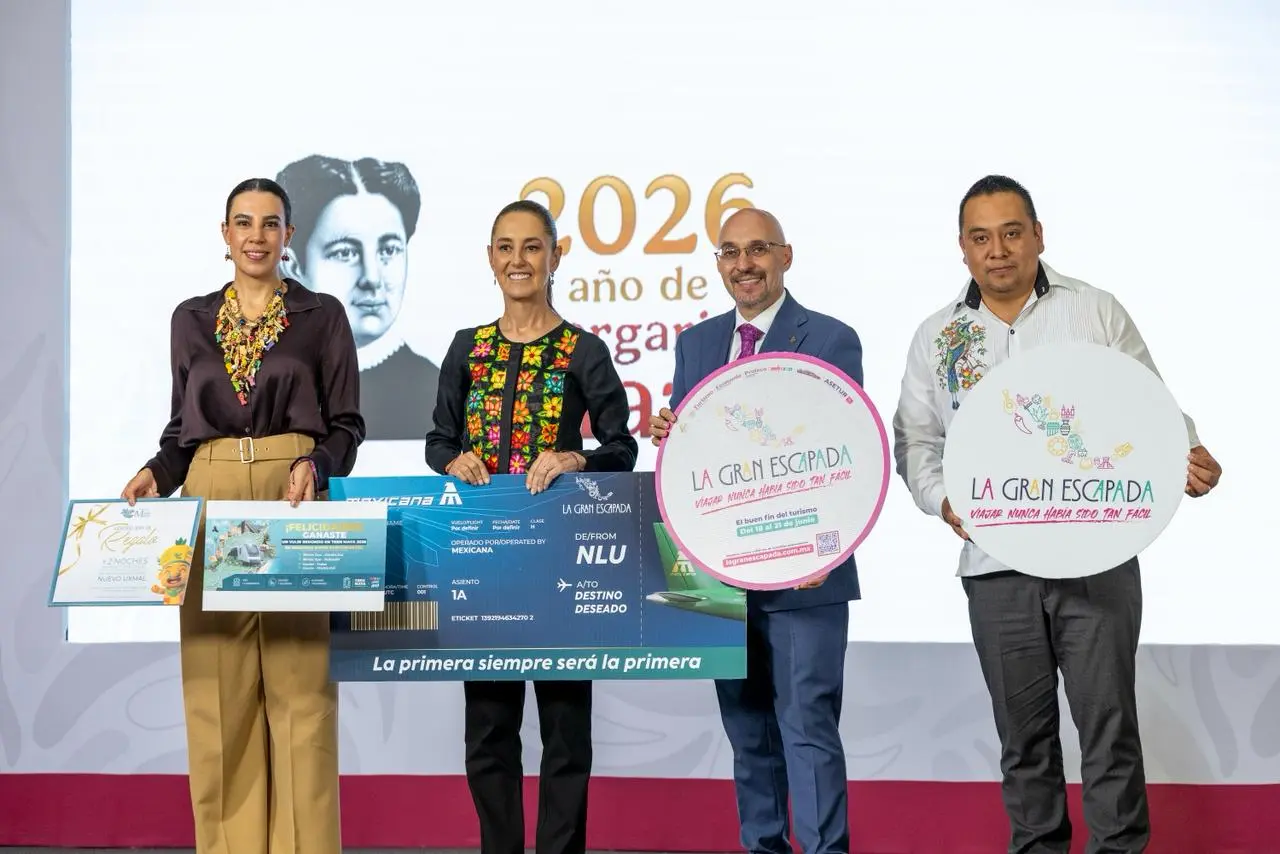 CONCANACO SERVYTUR y SECTUR presentan en la mañanera del pueblo la 2ª edición de «la gran escapada»; m ás de 6,500 negocios turísticos ofrecen 114 mil promociones a familias mexicanas