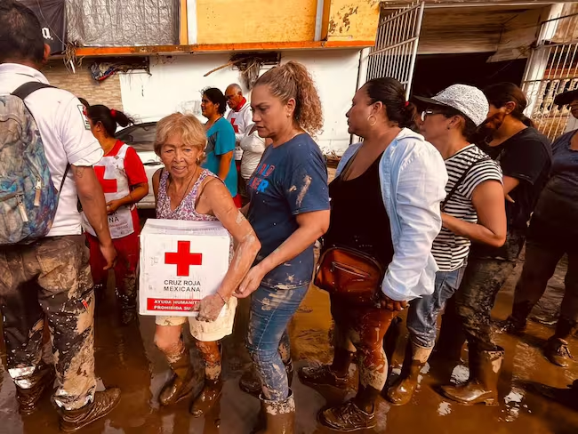 Cruz Roja Mexicana llama a donar para apoyar a las familias afectadas por los sismos en Venezuela