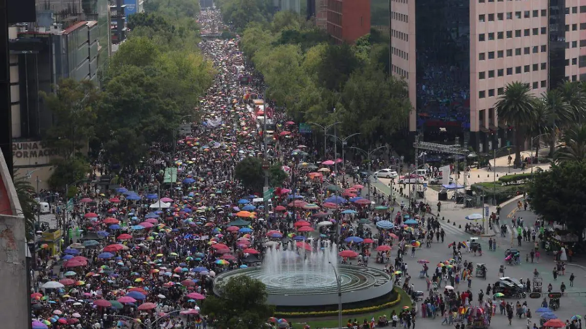 Con un saldo blanco, termino la 48 Marcha del orgullo LGBT+ en CDMX con asistencia de 550 mil personas