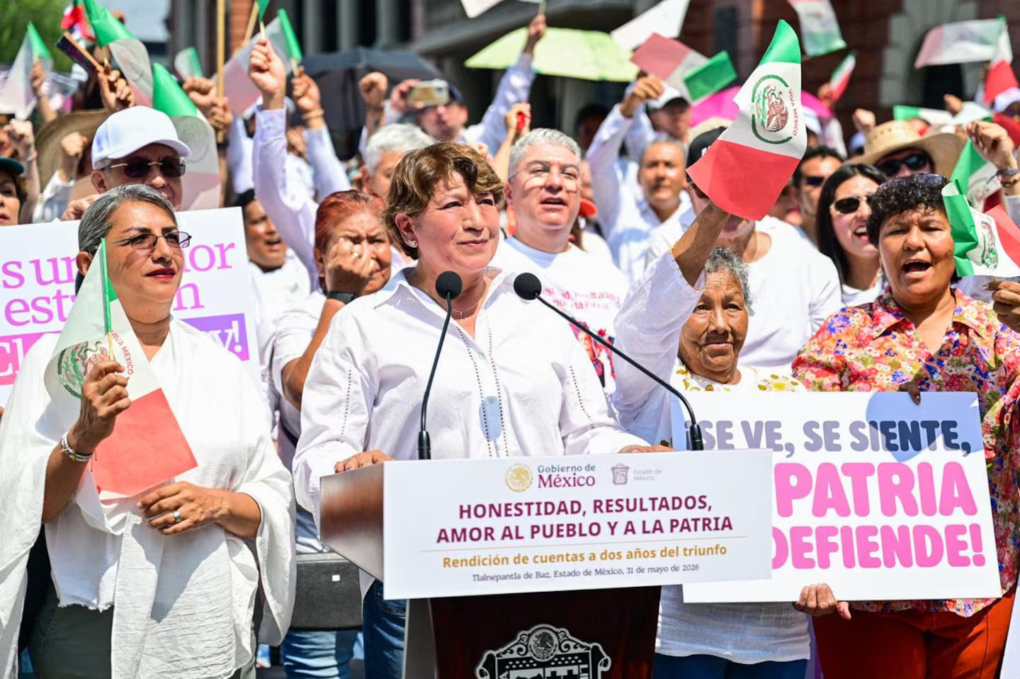 Programas sociales e infraestructura marcan acto encabezado por Delfina Gómez en Tlalnepantla