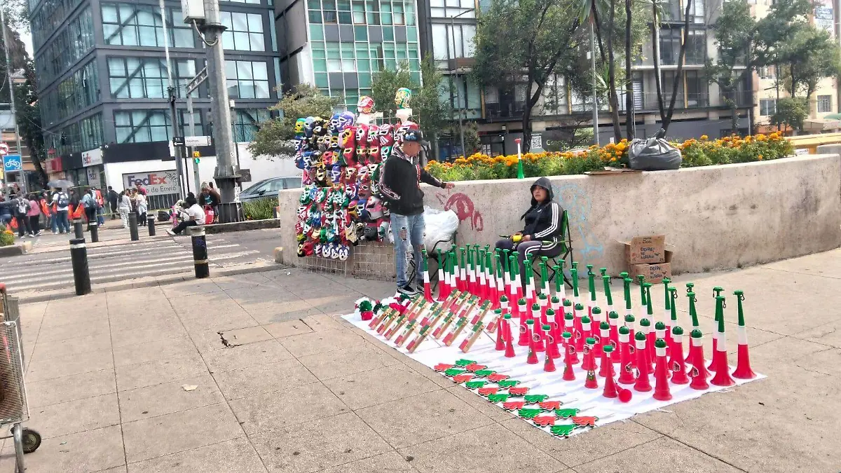 Ambulantes hicieron su agosto durante el partido México vs Inglaterra