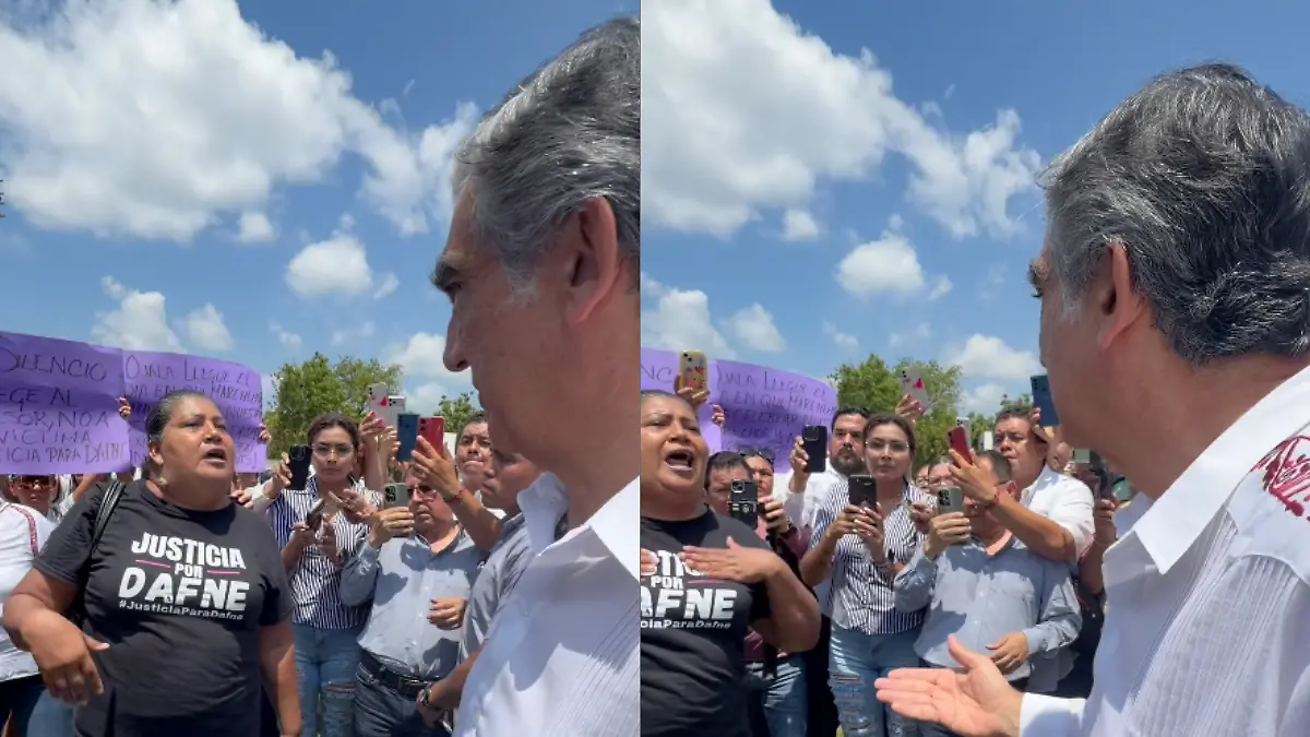Abuela de Dafne exige justicia al gobernador de Tamaulipas