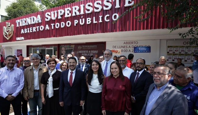 Inauguran Martí Batres y Dunia Ludlow tienda SUPERISSSTE en la colonia Doctores de la Ciudad de México