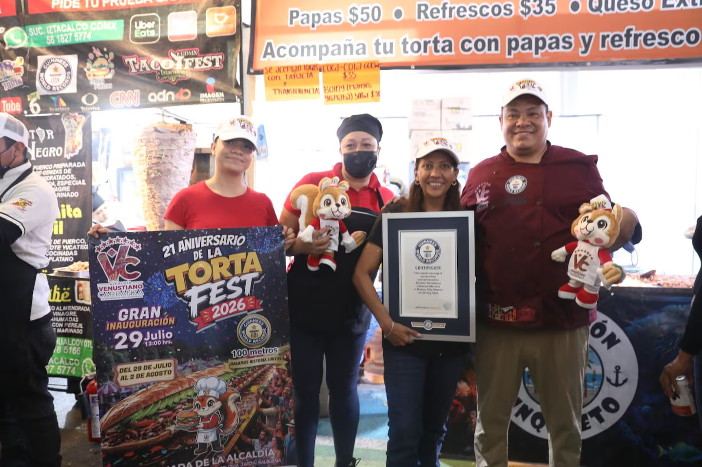 Torta Fest 2026 reúne a casi 600 mil asistentes y establece récord Guinness en VC