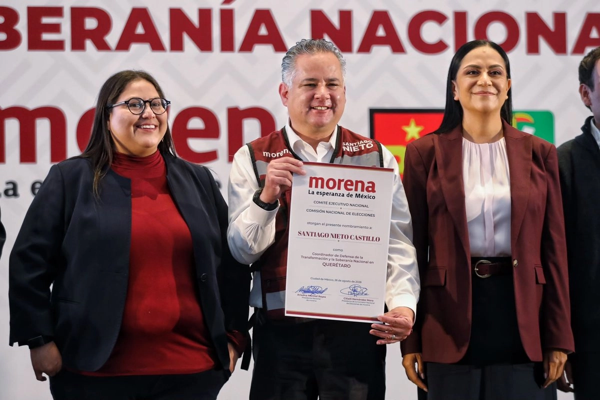 Morena anunció a Santiago Nieto como coordinador de la defensa de la 4T en Querétaro