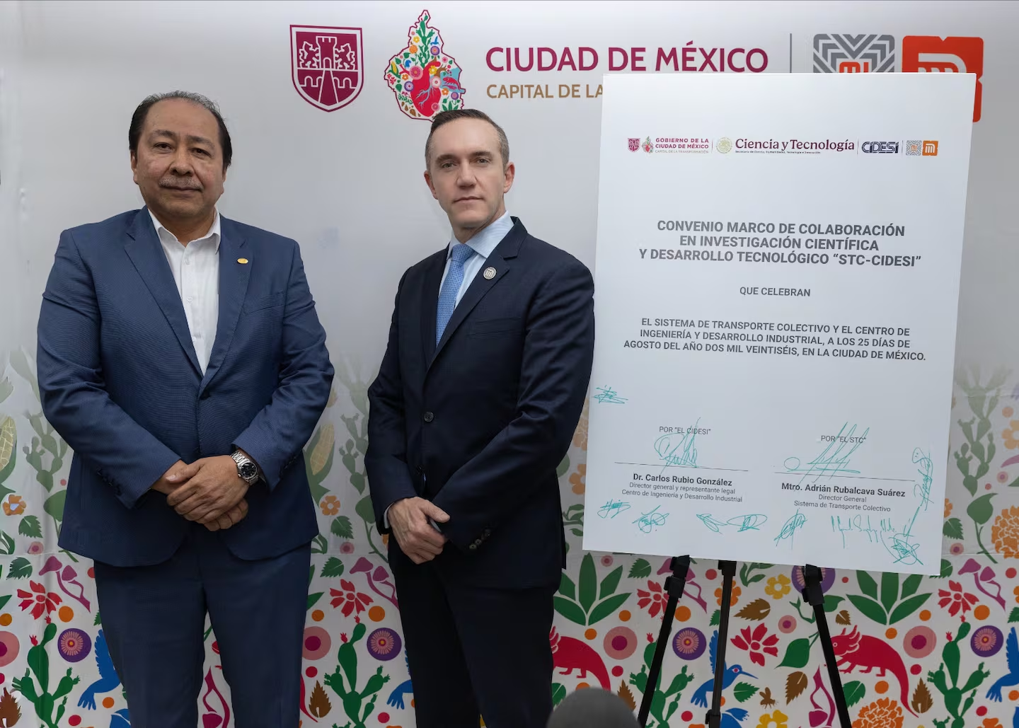 Metro y CIDESI renuevan convenio para mejorar mantenimiento de trenes