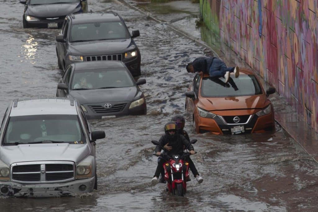 Exige Antorcha obras hidráulicas para resolver el problema de las inundaciones en la CDMX