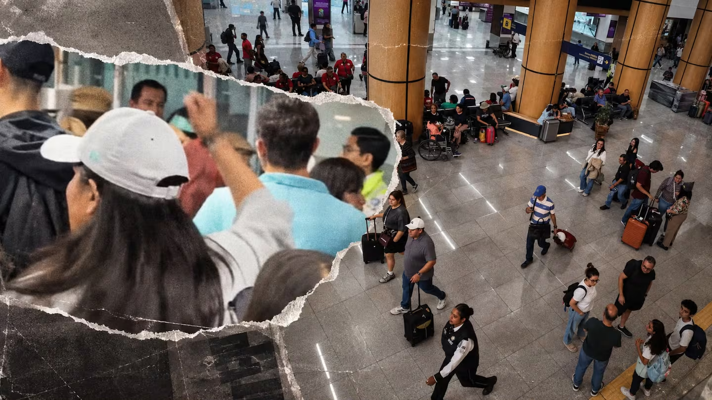 Caos en el AICM: pasajeros denuncian doble cancelación de vuelo de Air France en el AICM… y se desata “mot ín”