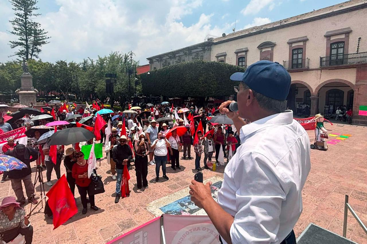 Antorcha condena amenazas contra líder estatal de Querétaro; exige intervención del gobierno Federal y Estata l