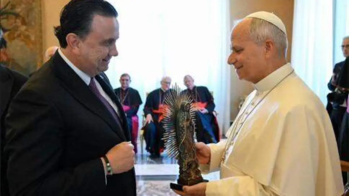 Juan José Sierra Álvarez, presidente de la Coparmex se reúne con el papa León XIV