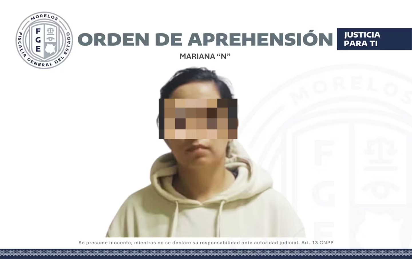 Detienen a tercera implicada en homicidio de estudiante de academia militarizada