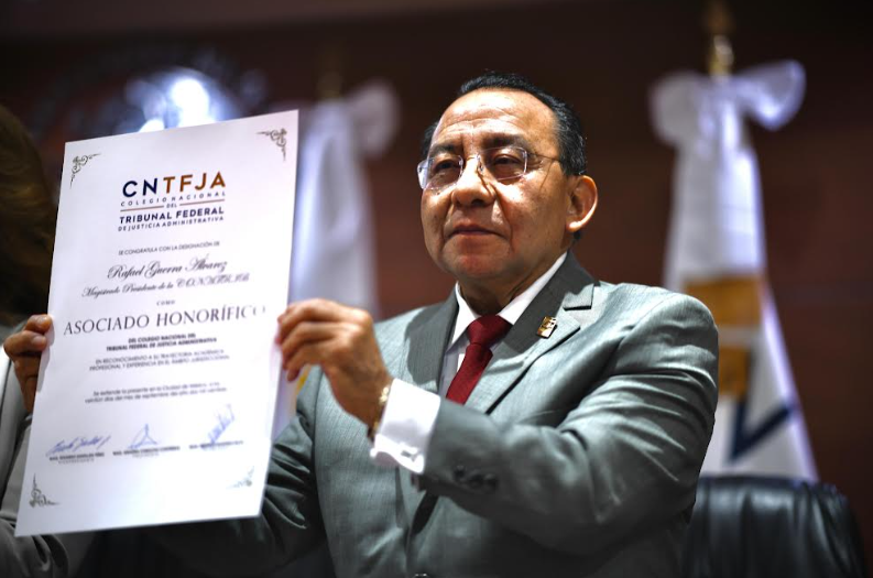 El PJCDMX participa en la ceremonia de afiliación al Colegio Nacional del Tribunal Federal de Justicia Administ rativa