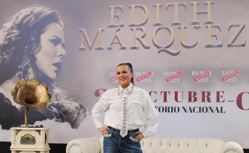 Con «Eternos e Inolvidables» Edith Márquez regresa al Auditorio Nacional, ¿Yuridia será invitada especial?