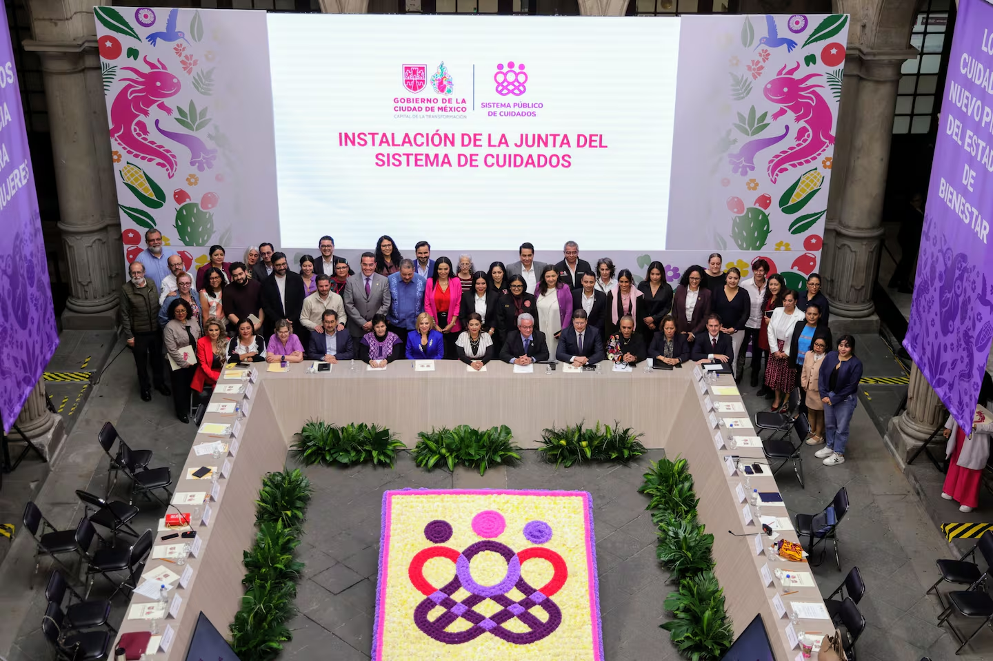 Brugada instala Junta del Sistema de Cuidados y anuncia 300 nuevos centros infantiles en CDMX